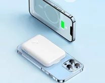 Внешний АКБ 6000 mAh Baseus Magnetic + Wireless charger 20W белый