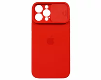 Чехол iPhone 13 Pro Max Protect Cam (красный)