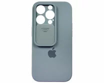 Чехол iPhone 14 Pro Protect Cam (голубой)
