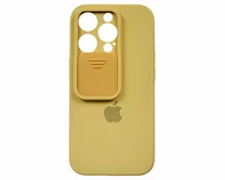 Чехол iPhone 14 Pro Protect Cam (желтый)