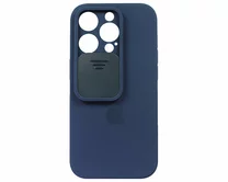 Чехол iPhone 14 Pro Protect Cam (темно-синий)