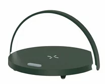 Колонка EZVALO Wireless Charging Music Desk Lamp с беспроводной з/у черная