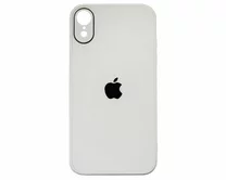 Чехол iPhone XR Matte Glass (белый)