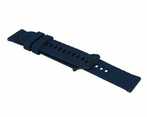 Ремешок Samsung/Huawei/Amazfit GTR 22mm силиконовый Wheels metal button синий #6