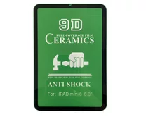 Защитное стекло-плёнка Apple iPad mini 2021 (A2568) Ceramic черное 0,1 mm