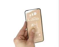 Защ. стекло-плёнка iPhone XR/11 Ceramics матовое черное, 0.1 mm