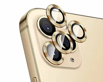 Защитная накладка на камеру iPhone 12 Pro золотая (комплект 3шт)