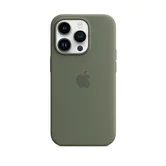 Чехол iPhone 14 Silicone Case MagSafe hi-copy (оливковый)