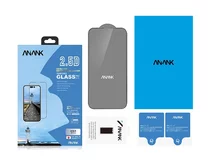 Защитное стекло iPhone 13/13 Pro/14/16e ANANK 2.5D черное 