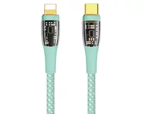 Кабель Wiwu TM01 Type-C - Lightning зелёный, 1,2м