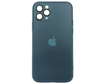 Чехол iPhone 11 Pro AG-Glass MagSafe (синий)