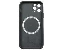 Чехол iPhone 11 Pro AG-Glass MagSafe (черный)