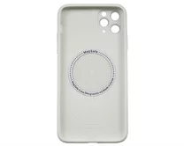 Чехол iPhone 11 Pro Max AG-Glass MagSafe (белый)
