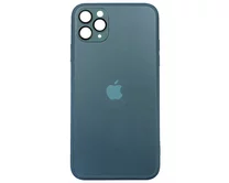 Чехол iPhone 11 Pro Max AG-Glass MagSafe (синий)