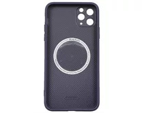 Чехол iPhone 11 Pro Max AG-Glass MagSafe (фиолетовый)