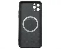 Чехол iPhone 11 Pro Max AG-Glass MagSafe (черный)