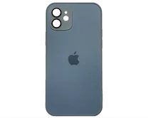 Чехол iPhone 12 AG-Glass MagSafe (голубой)