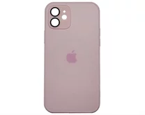 Чехол iPhone 12 AG-Glass MagSafe (розовый)