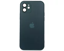 Чехол iPhone 12 AG-Glass MagSafe (синий)