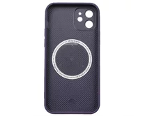 Чехол iPhone 12 AG-Glass MagSafe (фиолетовый)