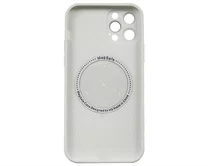 Чехол iPhone 12 Pro AG-Glass MagSafe (белый)