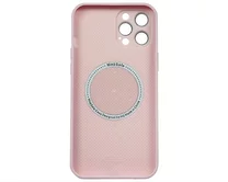 Чехол iPhone 12 Pro Max AG-Glass MagSafe (розовый)