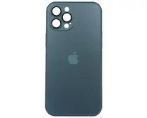 Чехол iPhone 12 Pro Max AG-Glass MagSafe (синий)