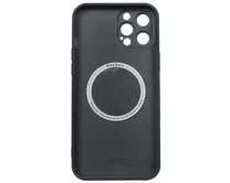 Чехол iPhone 12 Pro Max AG-Glass MagSafe (черный)