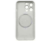 Чехол iPhone 13 Pro AG-Glass MagSafe (белый)