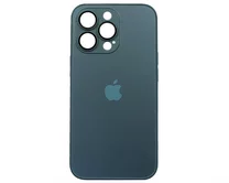 Чехол iPhone 13 Pro AG-Glass MagSafe (синий)