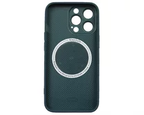 Чехол iPhone 13 Pro AG-Glass MagSafe (синий)