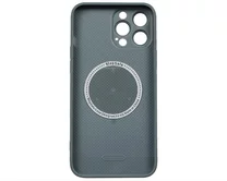 Чехол iPhone 13 Pro Max AG-Glass MagSafe (голубой)