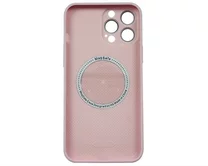 Чехол iPhone 13 Pro Max AG-Glass MagSafe (розовый)