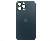 Чехол iPhone 13 Pro Max AG-Glass MagSafe (синий)
