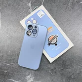 Чехол iPhone 14 AG-Glass MagSafe (голубой)