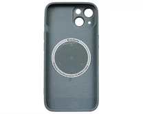 Чехол iPhone 14 AG-Glass MagSafe (голубой)