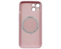 Чехол iPhone 14 AG-Glass MagSafe (розовый)