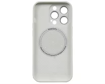 Чехол iPhone 14 Pro AG-Glass MagSafe (белый)