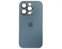 Чехол iPhone 14 Pro AG-Glass MagSafe (голубой)