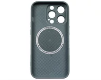 Чехол iPhone 14 Pro AG-Glass MagSafe (голубой)
