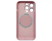 Чехол iPhone 14 Pro AG-Glass MagSafe (розовый)