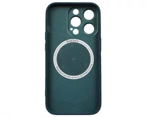 Чехол iPhone 14 Pro AG-Glass MagSafe (синий)