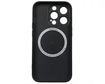 Чехол iPhone 14 Pro AG-Glass MagSafe (черный)