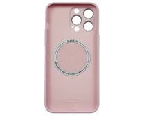Чехол iPhone 14 Pro Max AG-Glass MagSafe (розовый)
