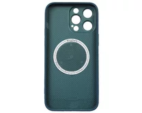 Чехол iPhone 14 Pro Max AG-Glass MagSafe (синий)