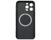 Чехол iPhone 14 Pro Max AG-Glass MagSafe (черный)