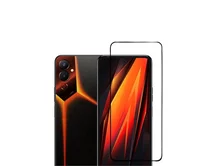 Защитное стекло Tecno Pova 2/Pova 3/Infinix Note 11i/Infinix Note 11s Full черное