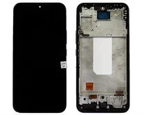 Дисплей Samsung A546E A54 в сборе черный (Копия - Hard OLED BIG)