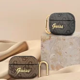 Чехол AirPods Pro/Pro 2 GUESS (коричневый)