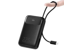 Внешний АКБ 10000 mAh McDodo MC-3253, 22,5W, + кабель Lightning черный 